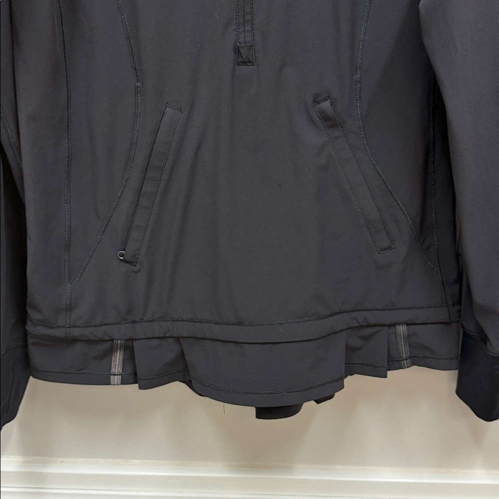 Lululemon LightenedUp Pullover Jacket Black Sz 6!! - Picture 5 of 12
